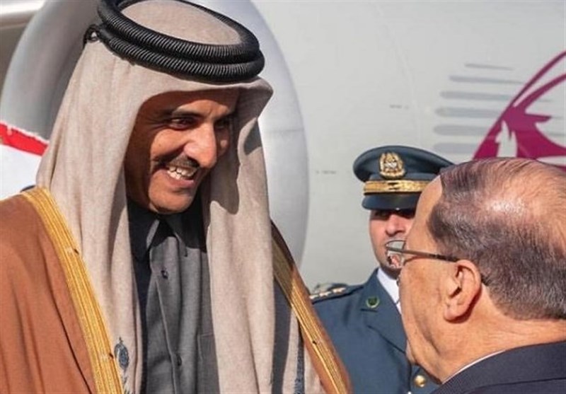 حضور بسیار کوتاه امیر قطر در بیروت؛ ترک لبنان پس از شنیدن اظهارات میشل عون