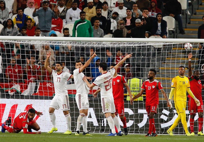 برتری آماری تیم ملی فوتبال ایران مقابل عمان در نیمه نخست