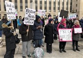 اعتراض آمریکایی‌ها به بازداشت مرضیه هاشمی+عکس