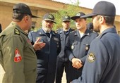 بازدید فرمانده نیروی هوایی ارتش از پایگاه شکاری شهید اردستانی