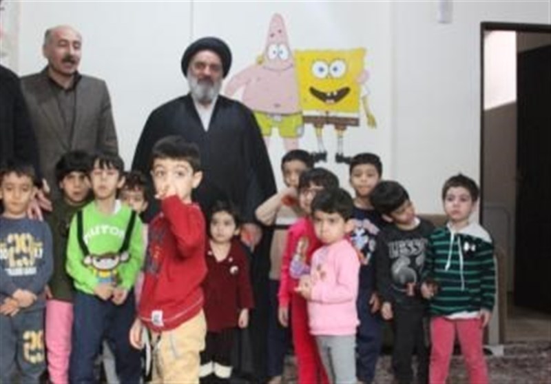 نماینده ولی‌فقیه در کردستان به دیدار کودکان بی‌سرپرست رفت