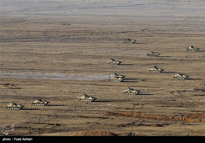 Army Ground Force Stages Large Scale Drill in Central Iran