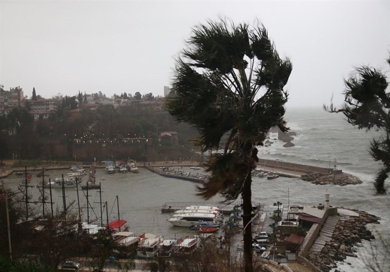 توفان در آنتالیای ترکیه + عکس
