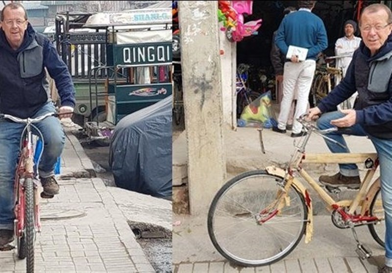 یکه تازی سفیر آلمان در صدر رسانه‌های پاکستانی این بار با دوچرخه سواری