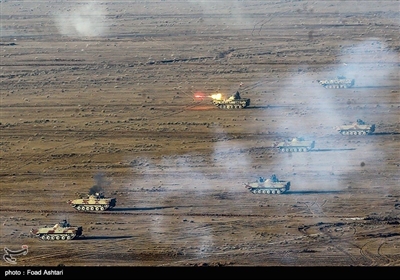 ایرانی کے فورسز کی اقتدار-97 فوجی مشقوں کا اختتام