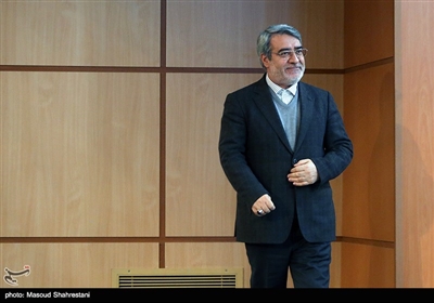 عبدالرضا رحمانی فضلی وزیر کشور در همایش ملی معماری دفاعی امنیتی نظام اسلامی