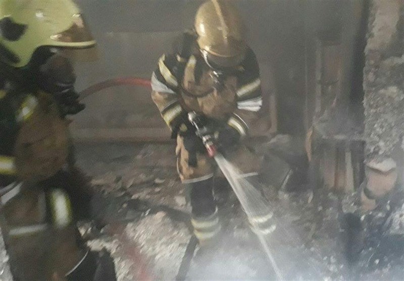 سوختگی شدید 4 نفر بر اثر آتش‌سوزی منزل + تصاویر