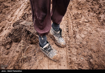 آبگرفتگی و خسارت سنگین به روستاهای استان خوزستان در پی بارش باران