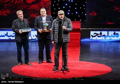 علیرضا شجاع‌نوری در مراسم افتتاحیه سی‌وهفتمین جشنواره فیلم فجر