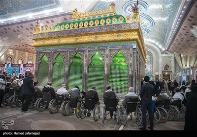 تجدید میثاق جانبازان قطع نخاعی با امام و شهدا