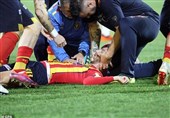 فوتبال جهان| بازیکن تیم دسته دومی فوتبال ایتالیا از مرگ گریخت! + عکس