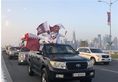 استقبال گرم امیر و مردم قطر از بازیکنان قهرمان جام 2019 + تصاویر و فیلم