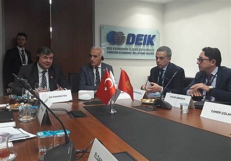 دیدار رئیس هیات روابط اقتصادی خارجی ترکیه با وزیر اقتصاد قرقیزستان