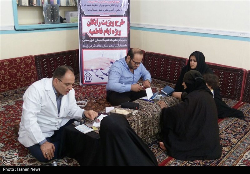 رسیدگی به وضعیت درمانی مناطق حاشیه‌ای اهواز توسط گروه جهادی «شفای آلام علوی» + تصویر