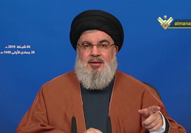 نصرالله: مشکل آمریکا با ایران و حزب‌الله به خاطر ایستادن آنها در برابر«معامله قرن» است/مقاومت تنها گزینه برای بازپس‌گیری مناطق اشغالی