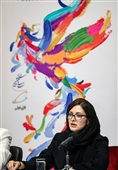 یلدا جبلی کارگردان در نشست خبری فیلم جمشیدیه - سی‌وهفتمین جشنواره فیلم فجر
