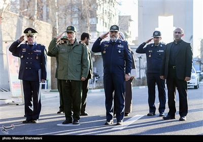سرلشکر محمد باقری رییس ستاد کل نیروهای مسلح در دانشگاه هوایی شهید ستاری