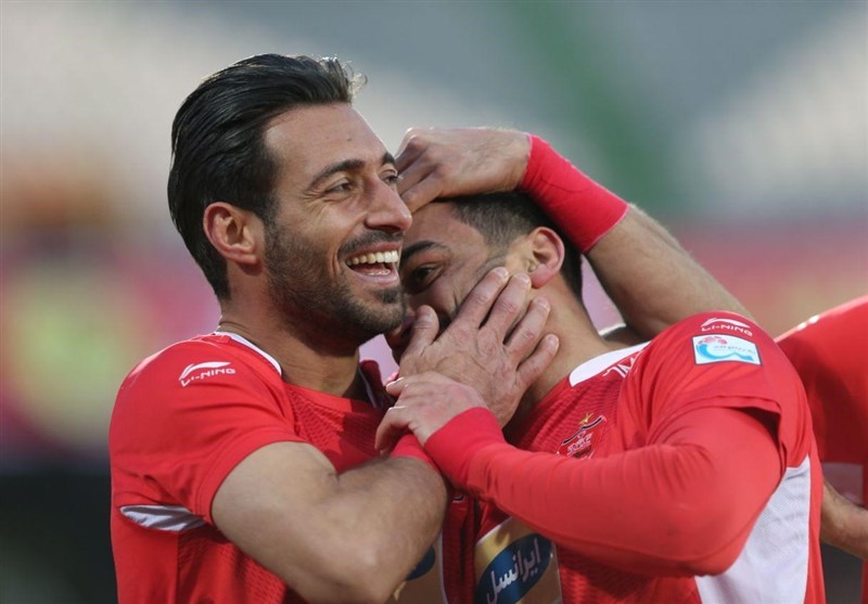 لیگ برتر فوتبال| برتری 2 گله پرسپولیس مقابل پدیده در نیمه اول