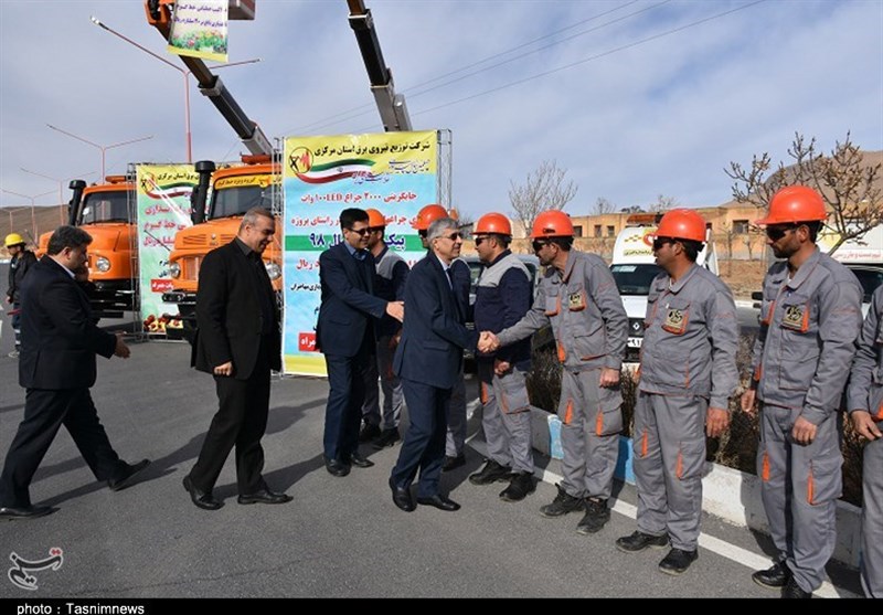 افتتاح 3 پروژه توزیع برق استان مرکزی با حضور مدیرعامل توانیر‌+تصاویر‌