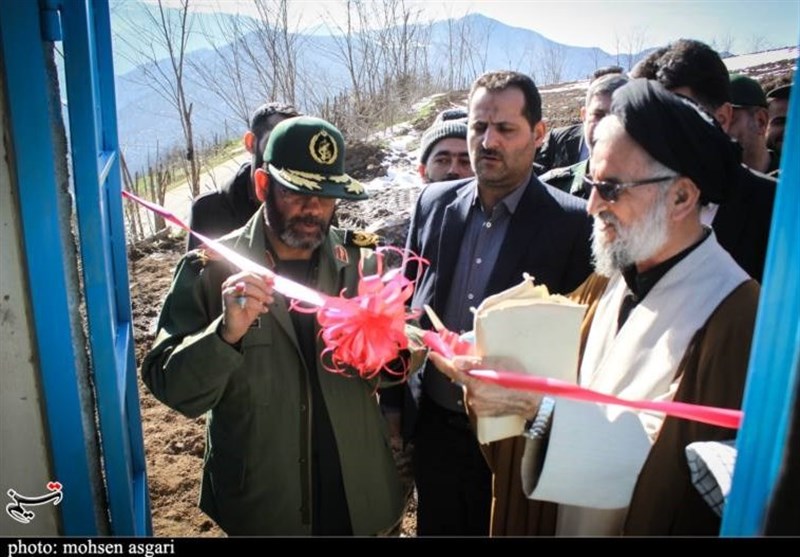 افتتاح پروژه‌های محرومیت‌زدایی سپاه نینوا در شهرستان علی‌آبادکتول+تصاویر
