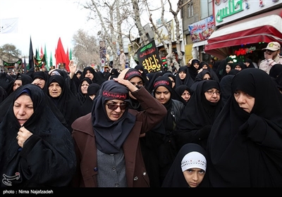 اجتماع فاطمیون در میدان شهدا - مشهد