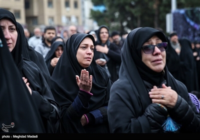 تجمع عزاداران فاطمی در میدان شهید طهرانی‌مقدم