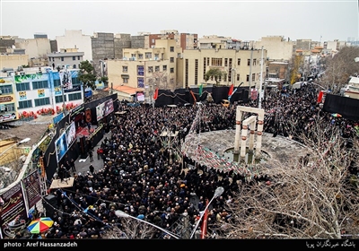  تجمع هیئت های مذهبی دارالشهدای تهران منطقه 17 به مناسبت شهادت حضرت زهرا(س) 