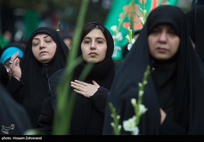 تہران میں عزاداری حضرت زھرا (س)