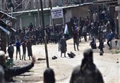 اعتراض مسلمانان کشمیر به توهین نشریه فرانسوی به پیامبر گرامی اسلام (ص)