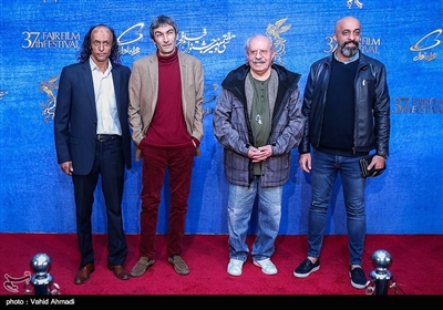 بازیگران فیلم حمال طلا در آخرین روز سی‌وهفتمین جشنواره فیلم فجر