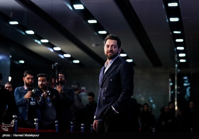 بهرام رادان بازیگر فیلم «آشفتگی» در سی‌وهفتمین جشنواره فیلم فجر