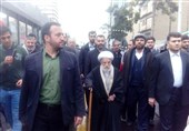 راهپیمایی 22 بهمن 97|حضور آیت‌الله جنتی در جمع راهپیمایان تهرانی‌