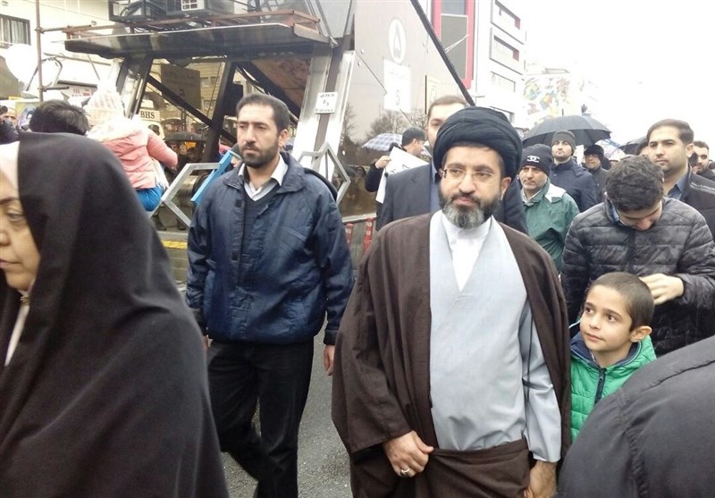 راهپیمایی 22 بهمن 97|حضور فرزندان امام خامنه‌ای در راهپیمایی + عکس