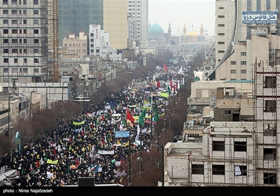 راهپیمایی چهلمین سالگرد پیروزی انقلاب اسلامی ایران در مشهد