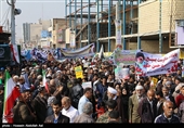 أبناء المحافظات الإیرانیة یحیون الذکرى السنویة الأربعین لانتصار الثورة الاسلامیة