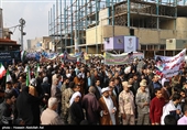 أبناء المحافظات الإیرانیة یحیون الذکرى السنویة الأربعین لانتصار الثورة الاسلامیة