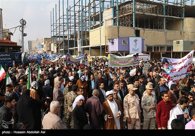 راهپیمایی چهلمین سالگرد پیروزی انقلاب اسلامی ایران در آبادان 