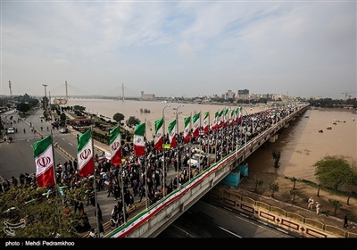 راهپیمایی چهلمین سالگرد پیروزی انقلاب اسلامی ایران در اهواز