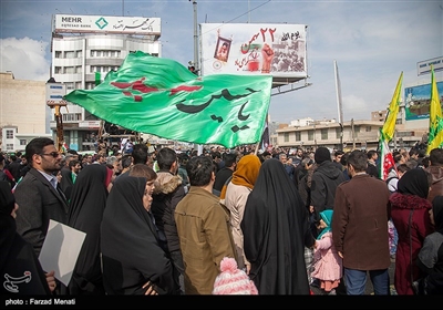 راهپیمایی چهلمین سالگرد پیروزی انقلاب اسلامی ایران در کرمانشاه 
