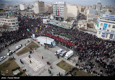 راهپیمایی چهلمین سالگرد پیروزی انقلاب اسلامی ایران در کرمانشاه 