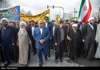 راهپیمایی چهلمین سالگرد پیروزی انقلاب اسلامی ایران در کرمانشاه 