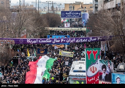 راهپیمایی چهلمین سالگرد پیروزی انقلاب اسلامی ایران در تبریز