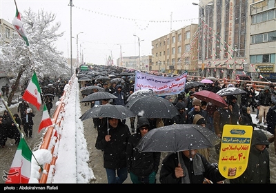 راهپیمایی چهلمین سالگرد پیروزی انقلاب اسلامی ایران در همدان 