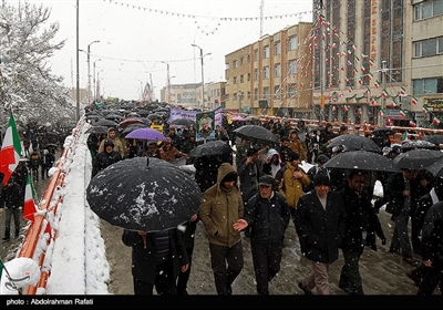 راهپیمایی چهلمین سالگرد پیروزی انقلاب اسلامی ایران در همدان 