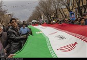 بهمن تماشایی 97| حضور گسترده مردم قزوین در راهپیمایی یومالله 22 بهمن+فیلم