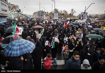 راهپیمایی چهلمین سالگرد پیروزی انقلاب اسلامی در تهران