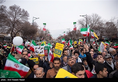 راهپیمایی چهلمین سالگرد پیروزی انقلاب اسلامی ایران در قزوین 