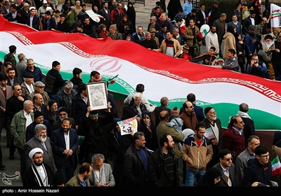 راهپیمایی چهلمین سالگرد پیروزی انقلاب اسلامی ایران در قزوین 