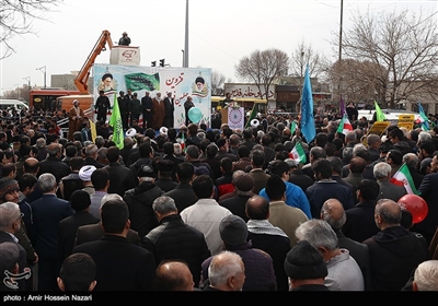 راهپیمایی چهلمین سالگرد پیروزی انقلاب اسلامی ایران در قزوین 