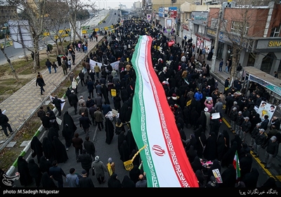 راهپیمایی چهلمین سالگرد پیروزی انقلاب اسلامی-کرج